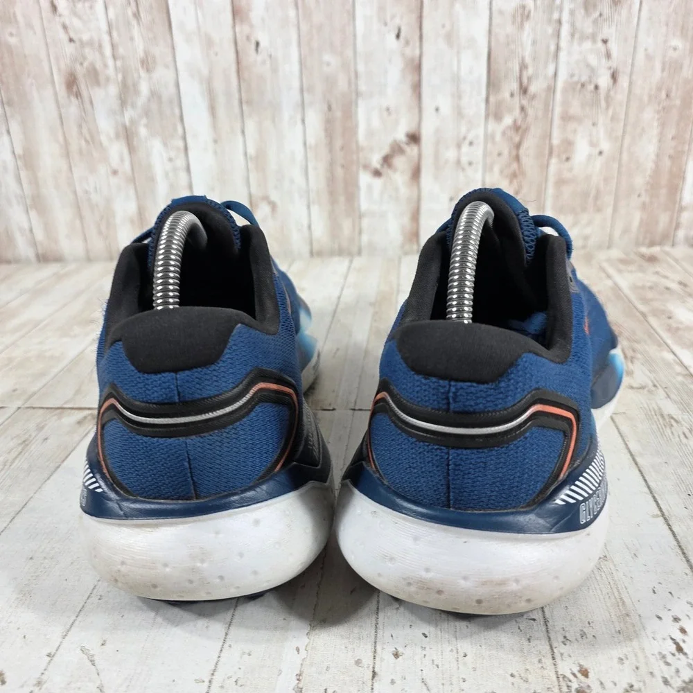 Brooks Glycerin GTS 21 Mens Running Shoes Blue Orange 1104201D474 Size 10